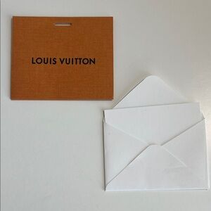 Louis Vuitton Card, Envelope and Envelope Holder